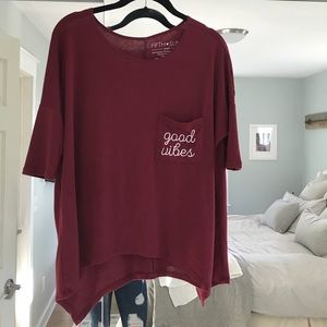 🎉FLASH SALE 🎉 FIFTH SUN  SOFT GOOD VIBES T-SHIRT